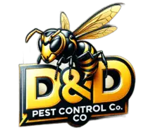 D & D Pest Control Co. logo – professional move-out flea treatment and pest control services in Jacksonville, North Carolina