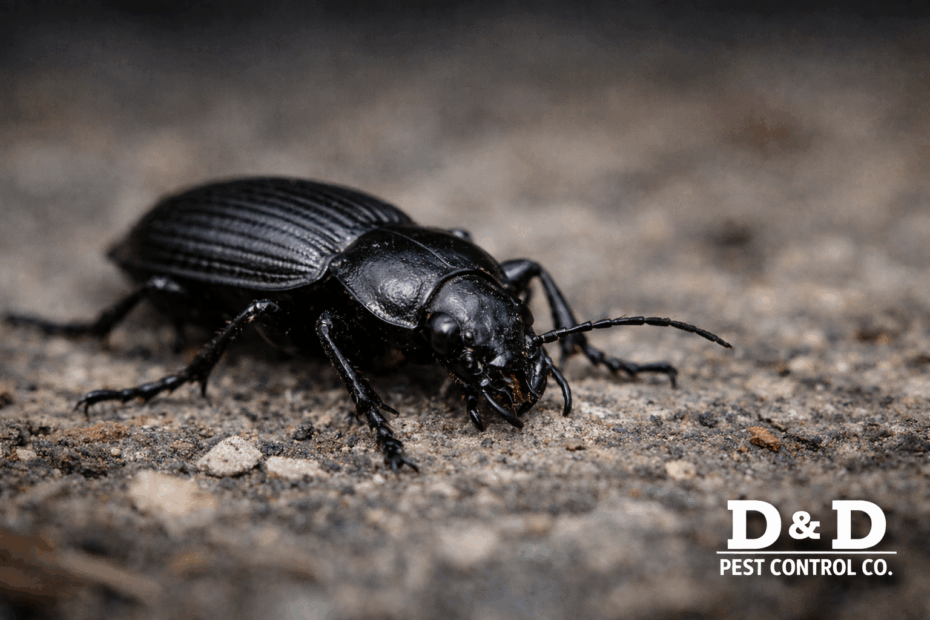 Black Ground Beetle