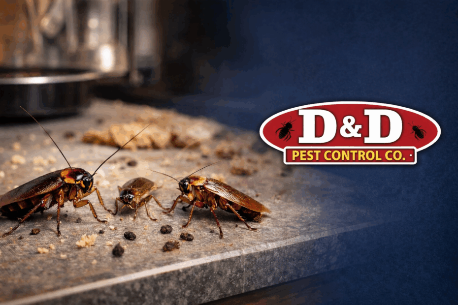 Cockroaches, German Roach, American Roach, Water Bugs,