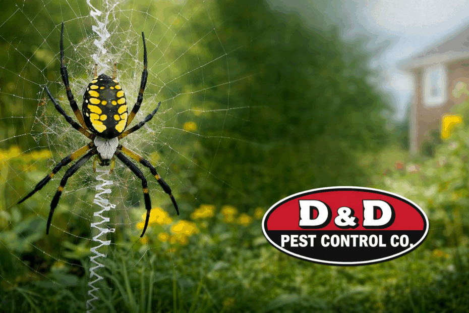 Garden Spider, writing spider, zipper spider, corn spider, Argiope aurantia