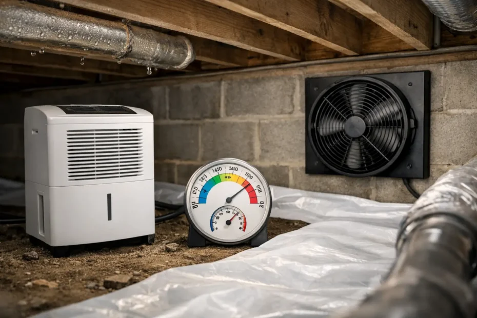Best Crawlspace Humidity Control Methods