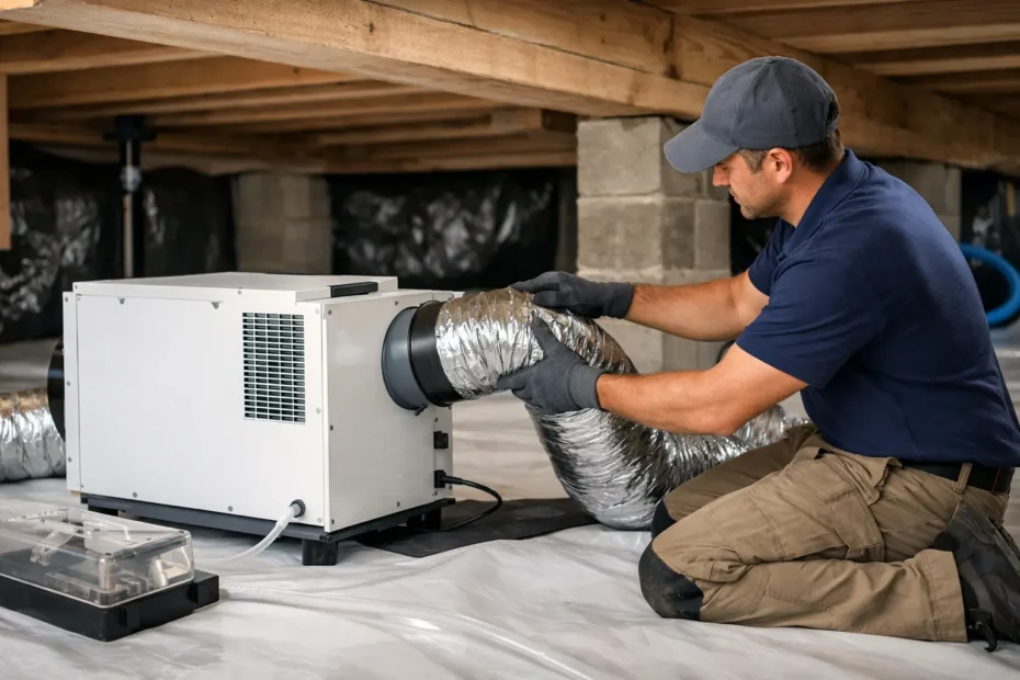 Crawlspace Dehumidifier Installation Basics