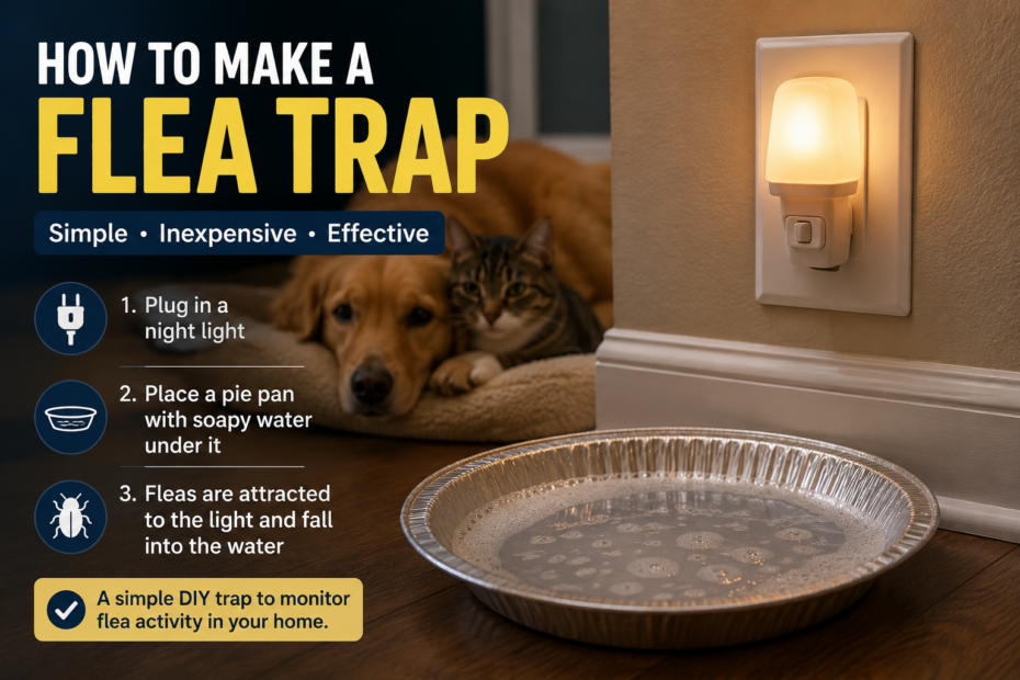 How to make a flea trap - ddpest