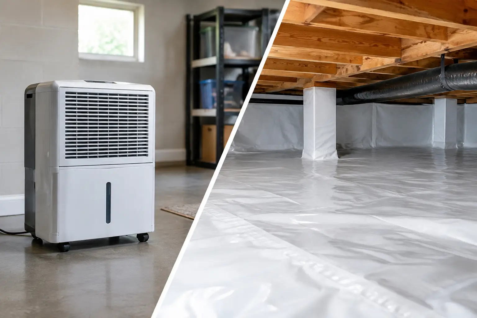 Dehumidifier Versus Crawlspace Encapsulation